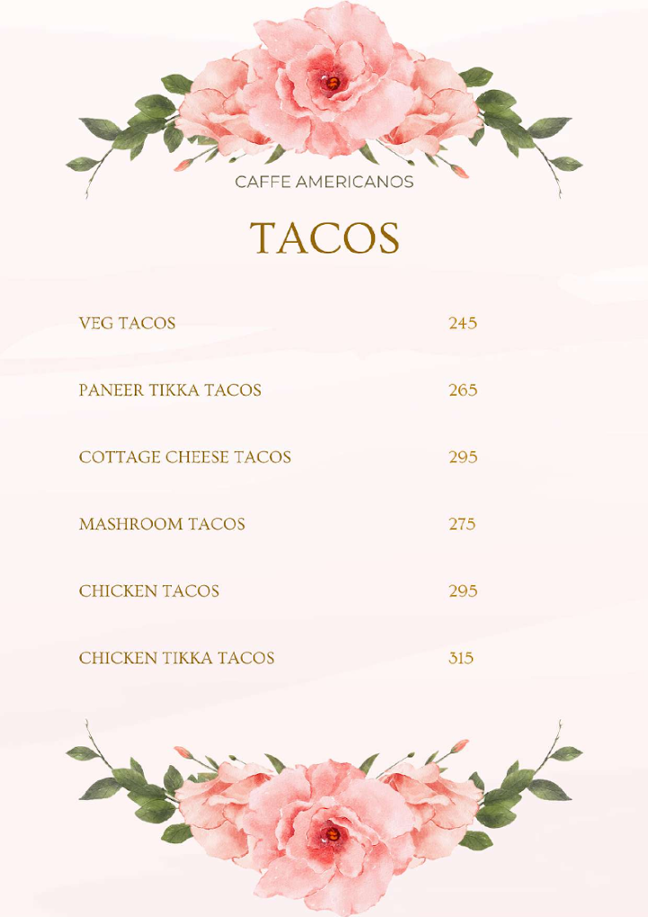 Menu Page 1